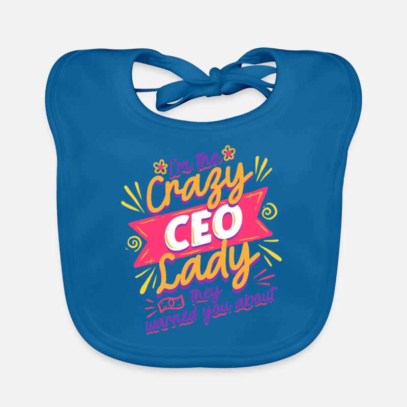 CFO Finanzvorstand - Baby Bio-Lätzchen - Pfauenblau
