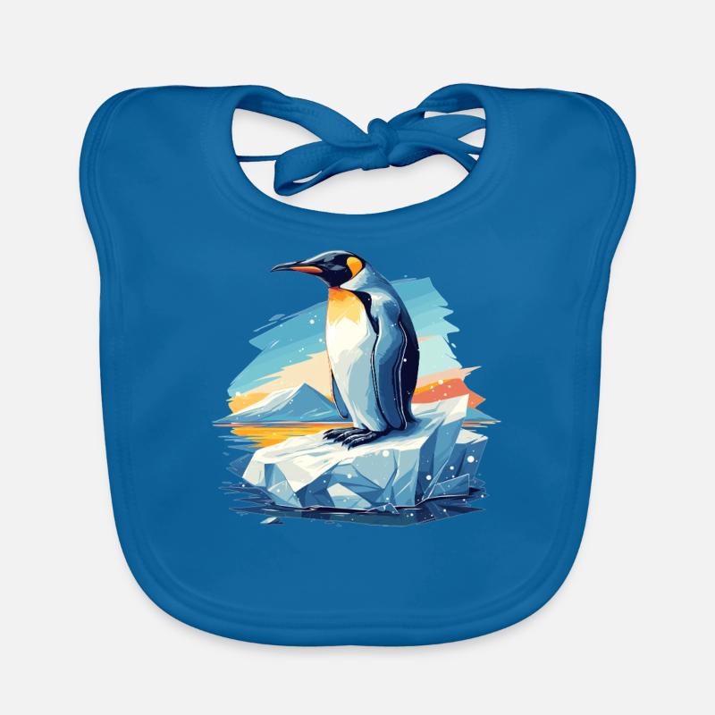 Pinguine Pinguin Baby Bio-Lätzchen
