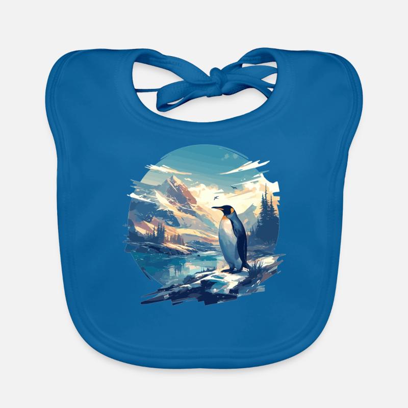 Penguins Penguin Organic Baby Bibs