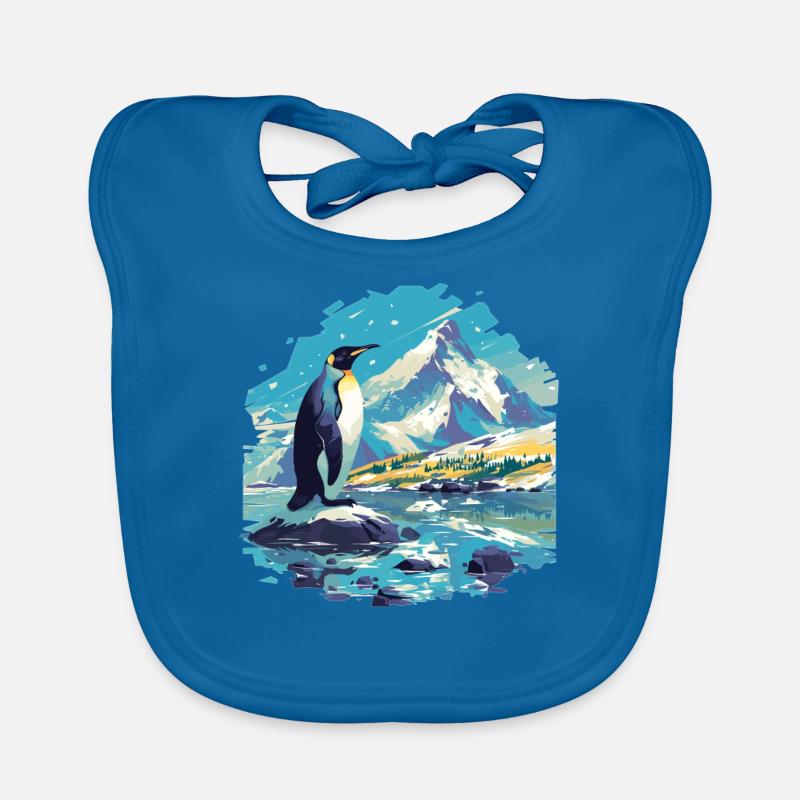 Pinguine Pinguin Baby Bio-Lätzchen