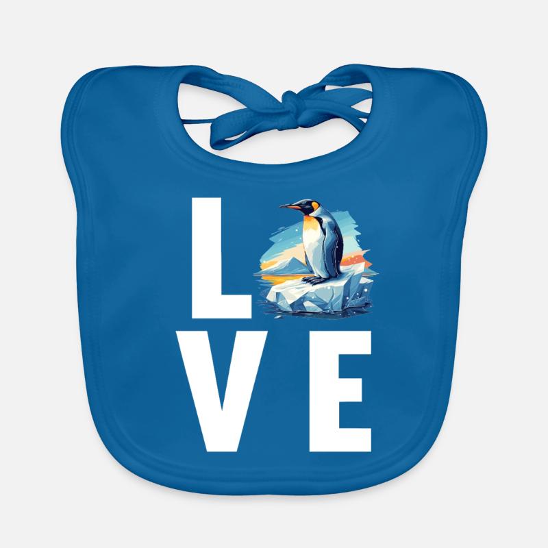 Pingouins Pingouin Bavoir bio Bébé