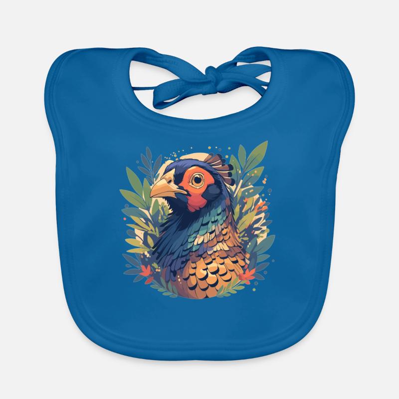 Pheasants Pheasant Organic Baby Bibs