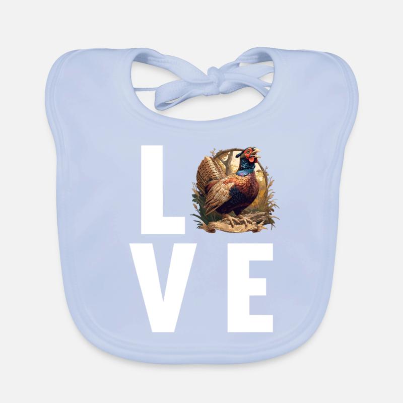 Pheasants Pheasant Organic Baby Bibs
