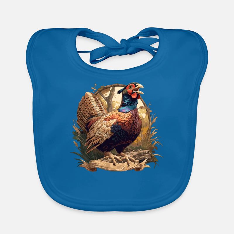 Pheasants Pheasant Organic Baby Bibs