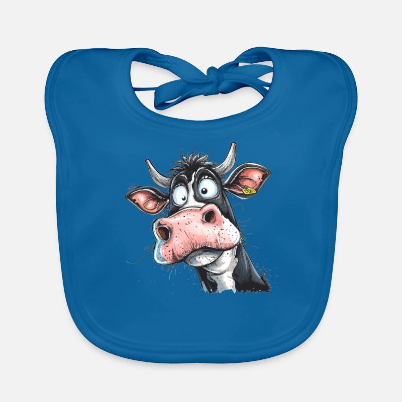 Funny cow Organic Baby Bibs