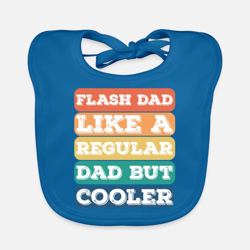 Bouldering Flash Papa Boulderer Baby Bio-Lätzchen