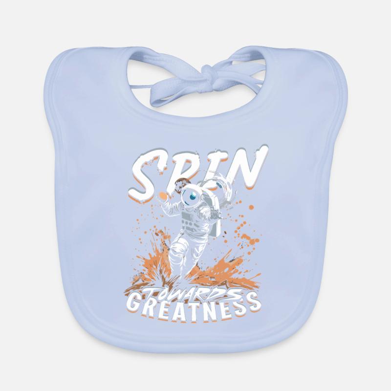 Diskuswurf Spin Towards Greatness Baby Bio-Lätzchen