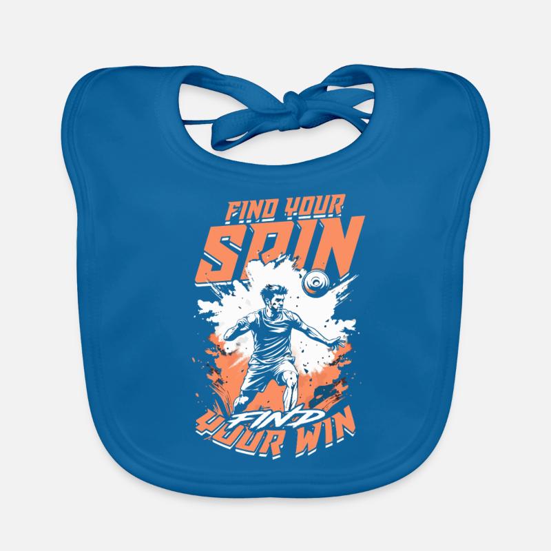 Discus Throw Find Your Spin Find Your Win Organic Baby Bibs