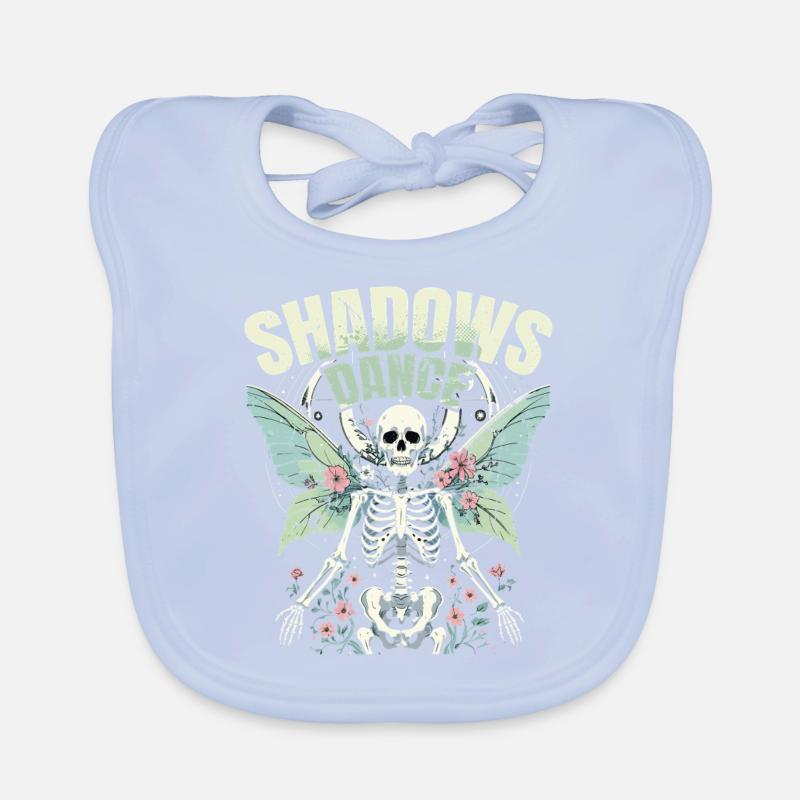 Fairycore Fée Gothique Ombres Danse Bavoir bio Bébé