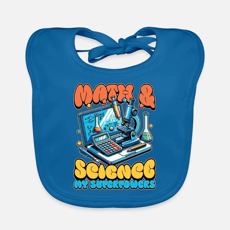 STEM Teacher Math + Science Data Analysis Educator Baby Bio-Lätzchen