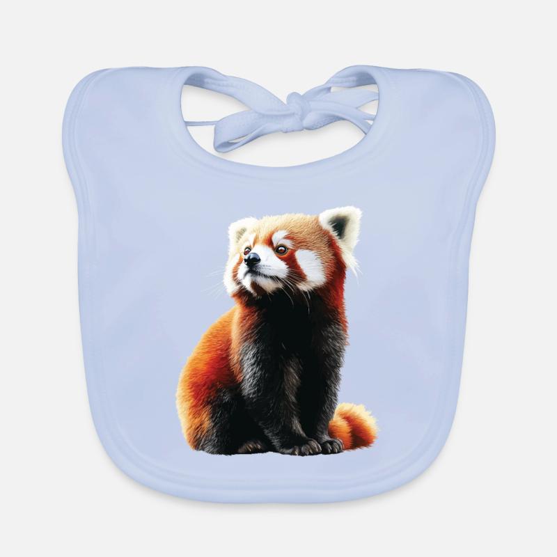 Roter Panda Baby Bio-Lätzchen
