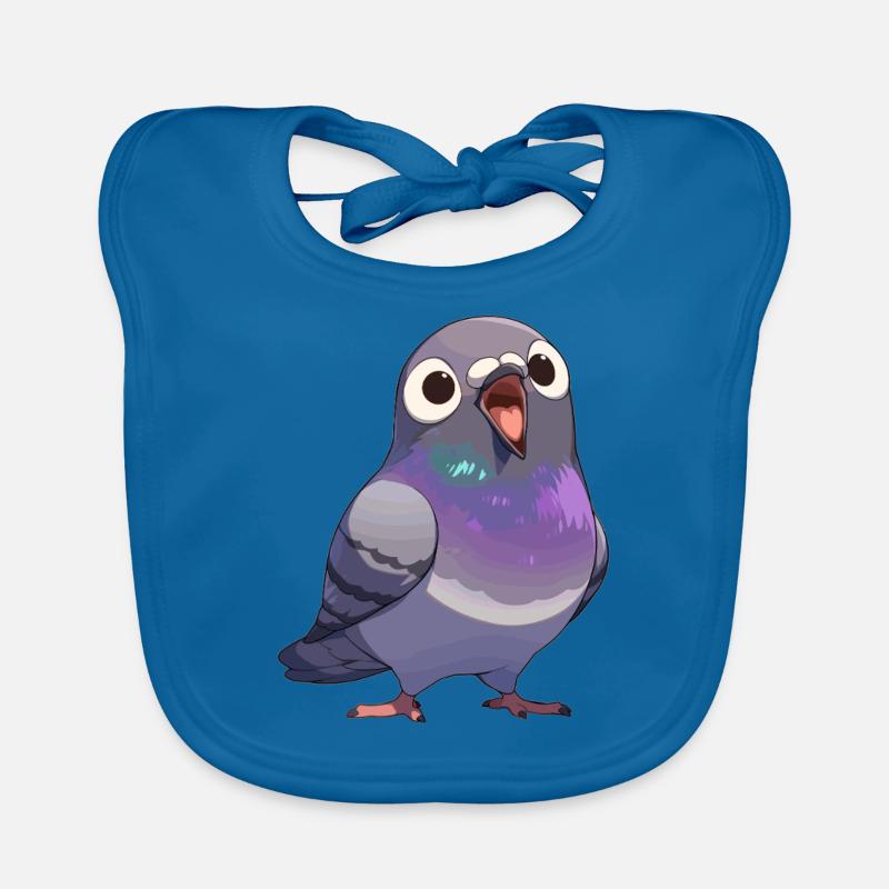 Tauben Taube Baby Bio-Lätzchen