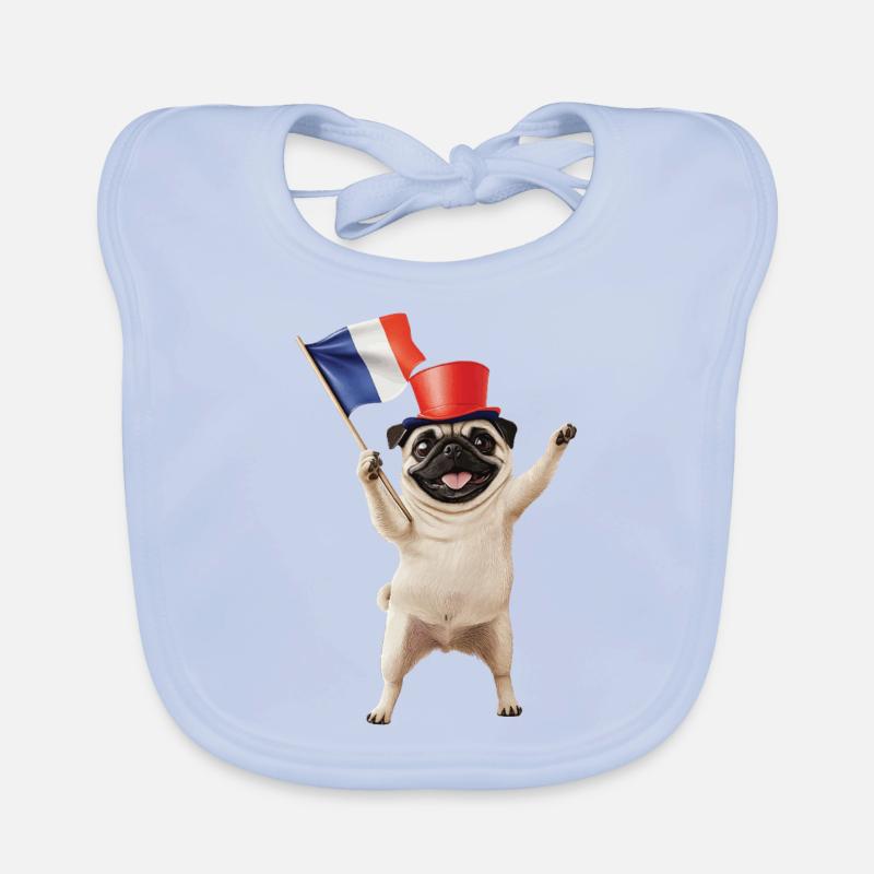 Mops Baby Bio-Lätzchen