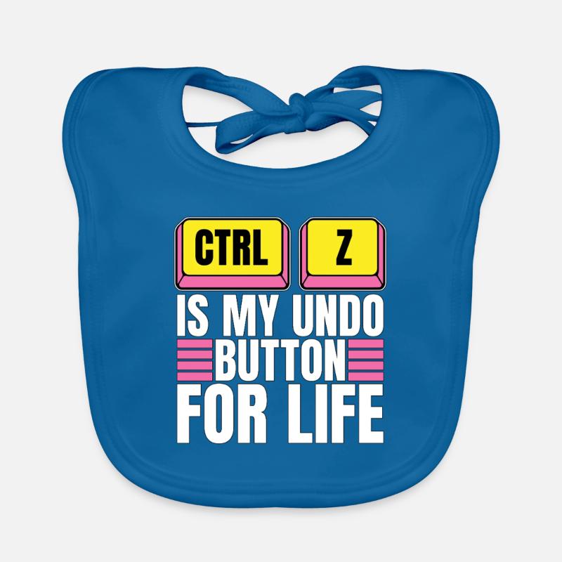 Coder Ctrl + Z Is My Undo Button Web Developer Organic Baby Bibs