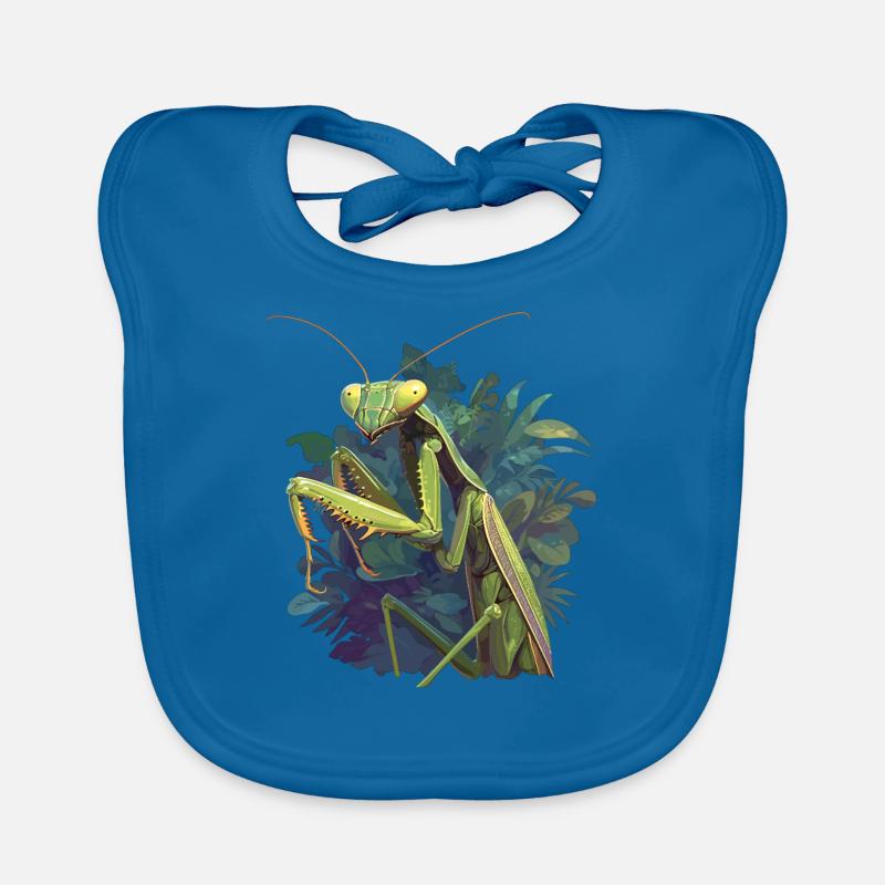 Praying mantises Praying mantis Organic Baby Bibs