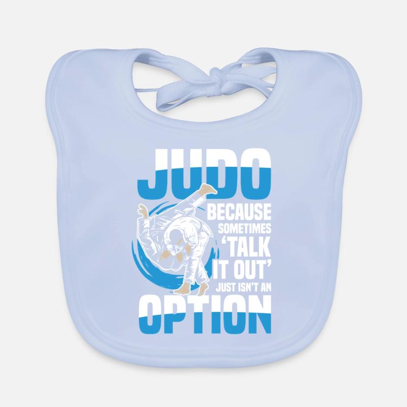 Judo: Because talking is not always an option Organic Baby Bibs
