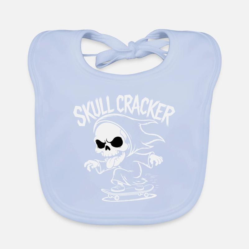 CRÂNE CRACKER Bavoir bio Bébé