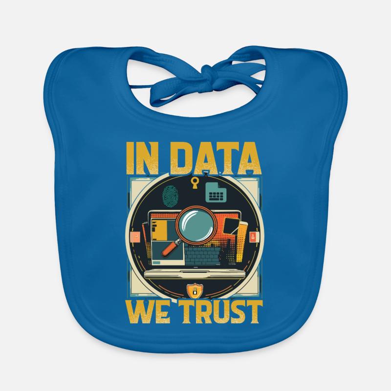 Digital Forensics In Data We Trust Organic Baby Bibs