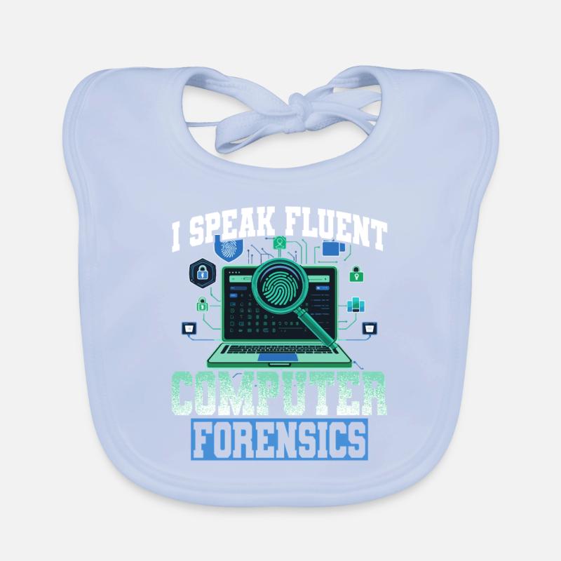 Digital Forensics Organic Baby Bibs