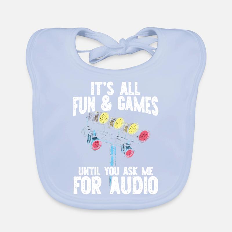 Lichttechniker Beleuchtungstechniker Lichttechnik Baby Bio-Lätzchen