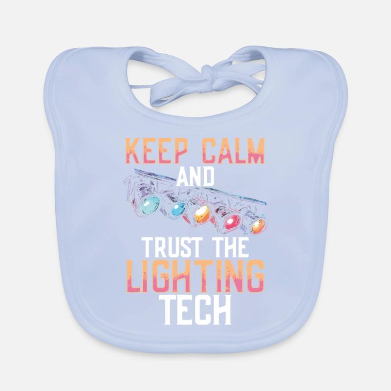 Lighting Technician Lighting Technician Lighting Technology Organic Baby Bibs
