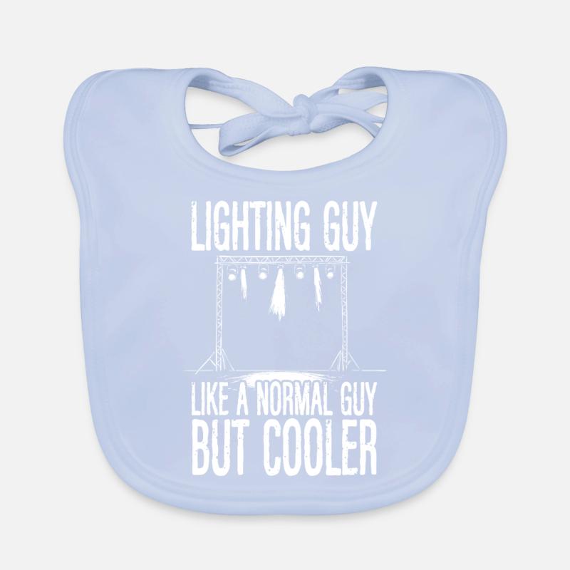 Lichttechniker Beleuchtungstechniker Lichttechnik Baby Bio-Lätzchen