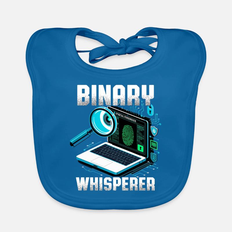 Digitale Forensik Binary Whisperer Baby Bio-Lätzchen