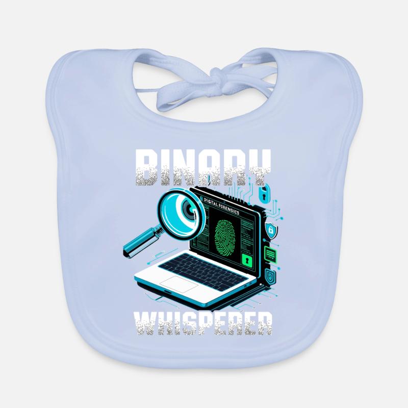 Digitale Forensik Binary Whisperer Baby Bio-Lätzchen