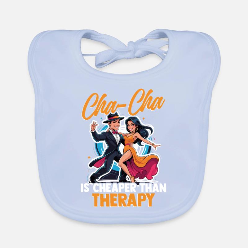 ChaCha Dance Dancing Organic Baby Bibs