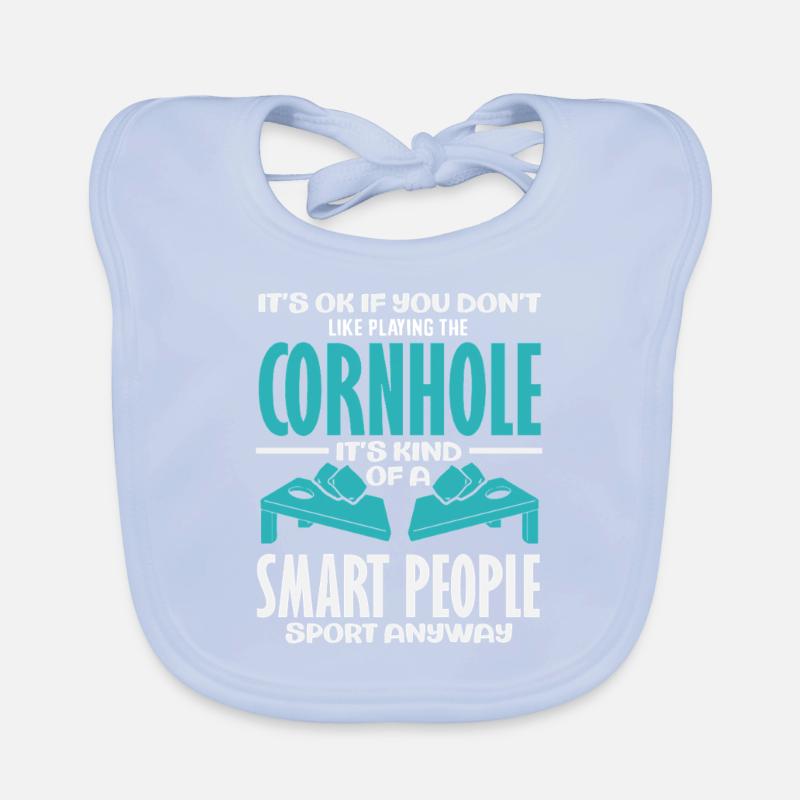 Cornhole Lover Wise Déclaration sportive Bavoir bio Bébé