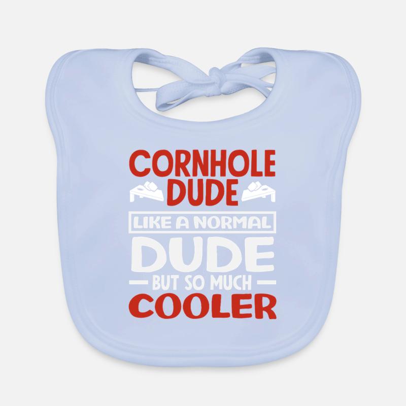 Cornhole Dude Cooler Cornhole Lover Bavoir bio Bébé