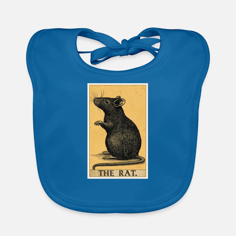 Ratten Ratte Baby Bio-Lätzchen
