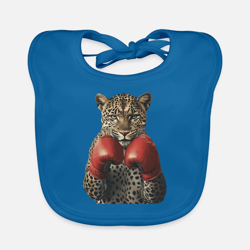 Leopard Baby Bio-Lätzchen