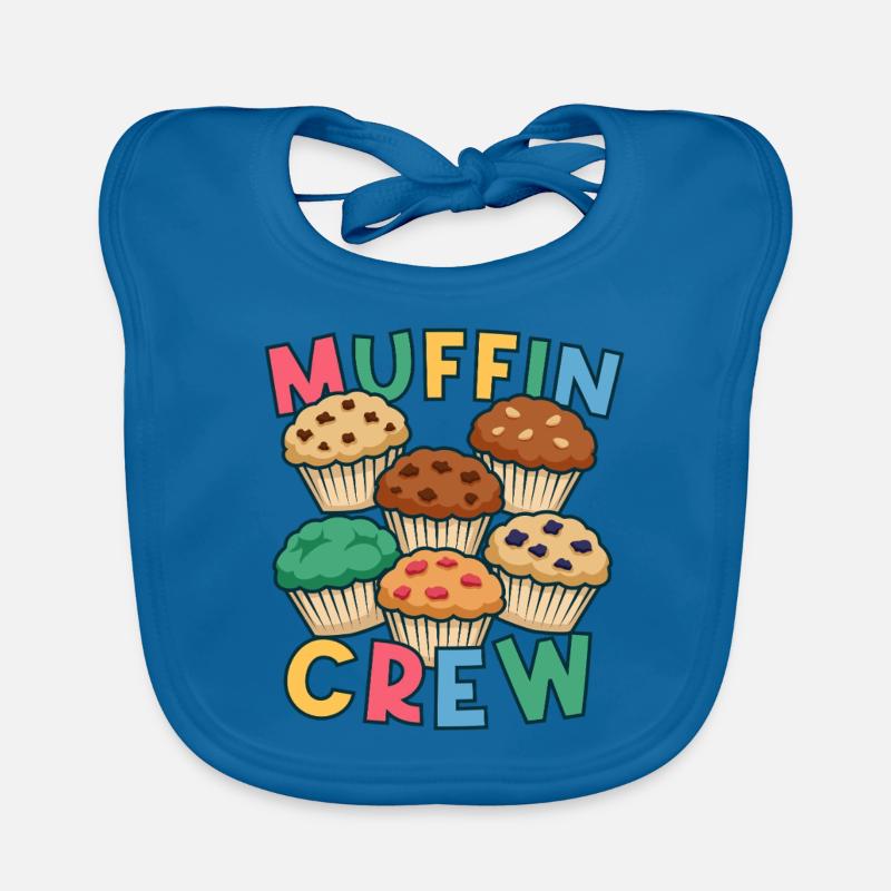 Candy Chocolate Tartlet Muffin Crew Organic Baby Bibs