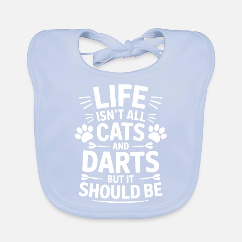 Fléchettes Dire Chats Fléchettes Drôles Fléchettes Cadeau Bavoir bio Bébé