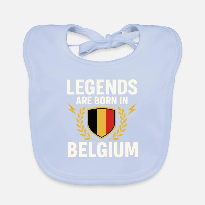 Legenden Belgien Belgier Spruch Baby Bio-Lätzchen
