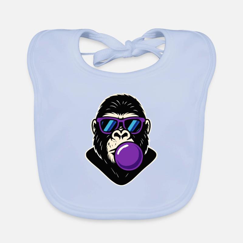 Bubble Gorilla Baby Bio-Lätzchen
