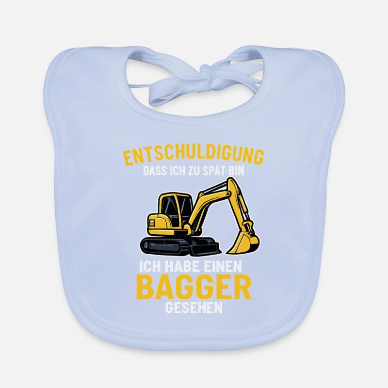 Bagger Spruch Baby Bio-Lätzchen