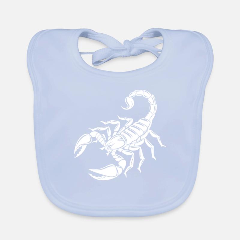 Scorpion - Dard venimeux - Conservation des espèces - Habitat Bavoir bio Bébé