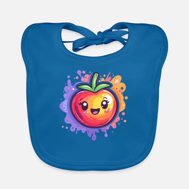 Tomate avec éclaboussure Bavoir bio Bébé