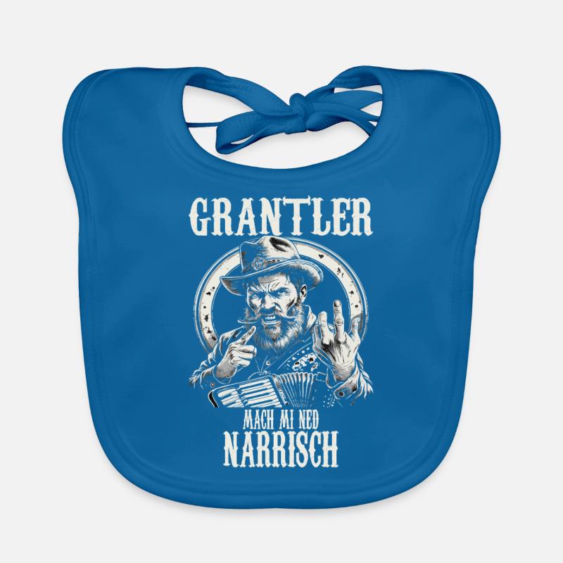 Grantler Grumpy Bavarian dialects Bavaria Organic Baby Bibs