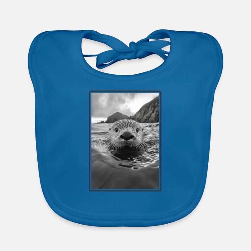 Loutre de mer Bavoir bio Bébé