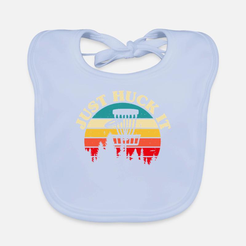 Disc Golf Discgolf Just Huck It Bavoir bio Bébé