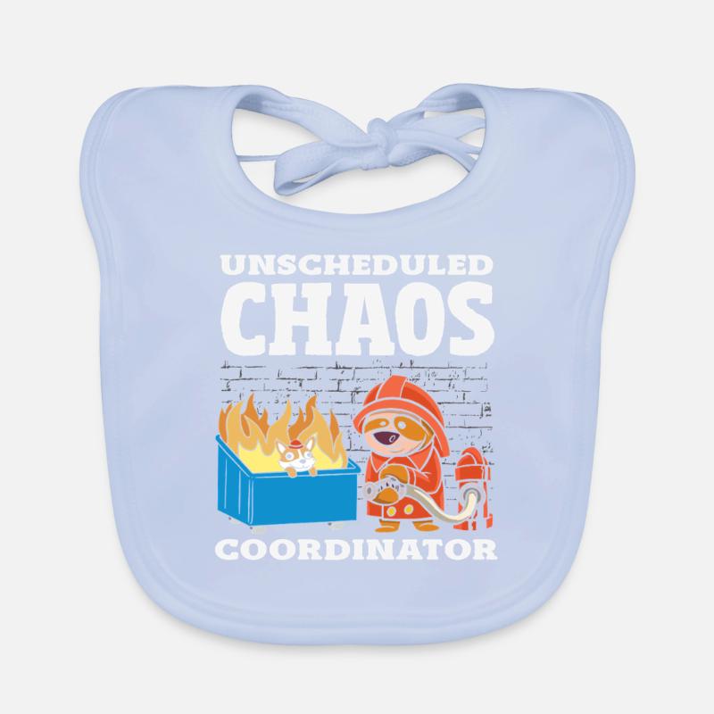 Dumpster Fire Response Team Leader Organic Baby Bibs