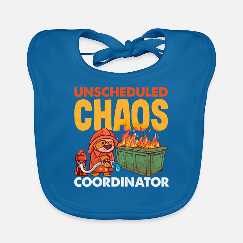 Dumpster Fire Response Team Leader Organic Baby Bibs