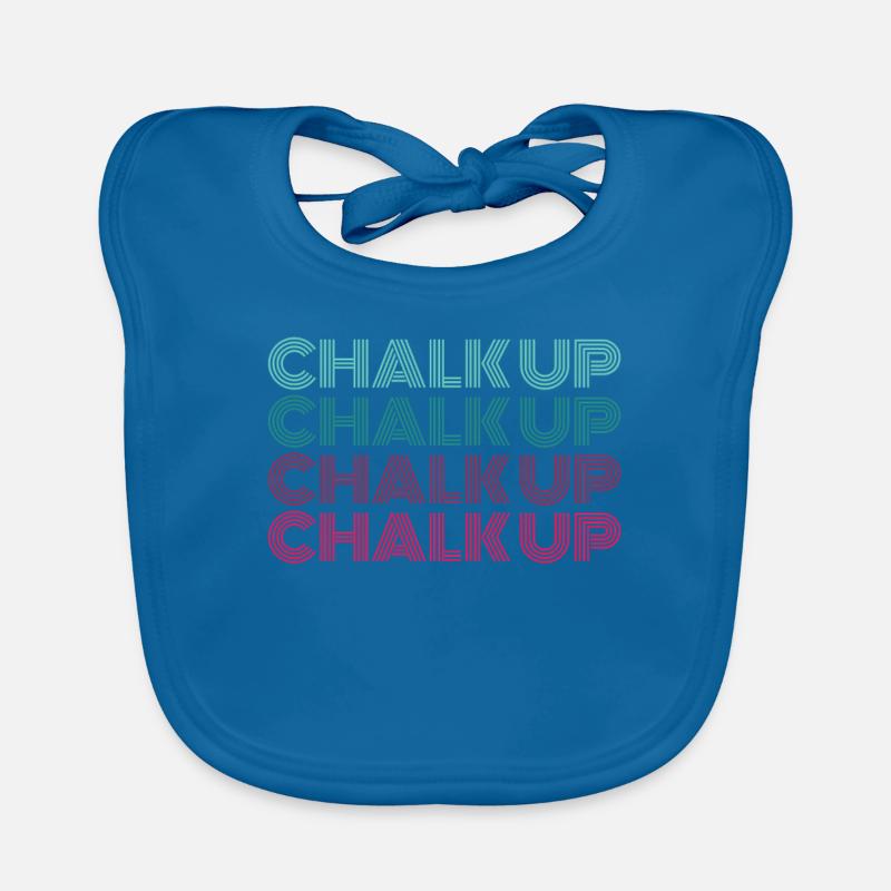 Boulderer Chalk Up Bouldern Baby Bio-Lätzchen
