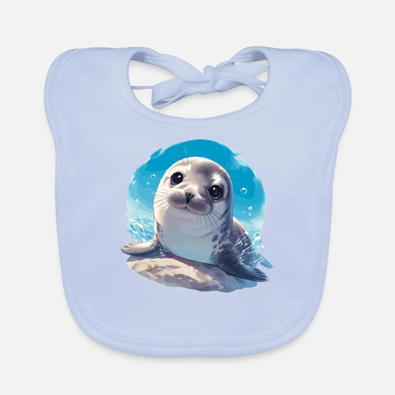 Joints, Phoque Bavoir bio Bébé