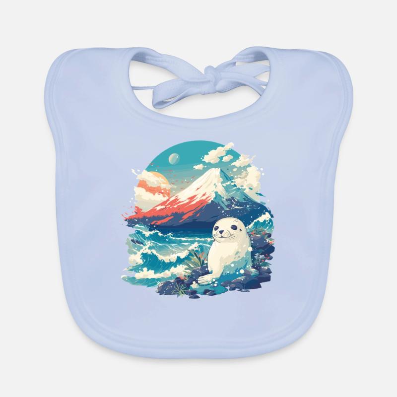 Joints, Phoque Bavoir bio Bébé