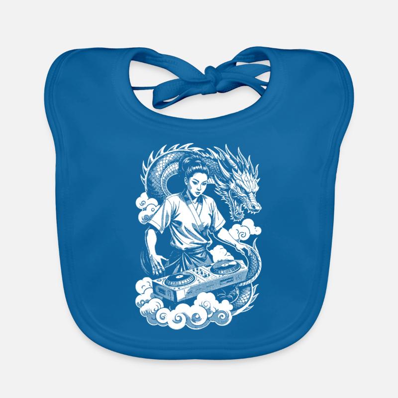 Chemise d’héroïne : Magic DJ Controller avec dragon Bavoir bio Bébé