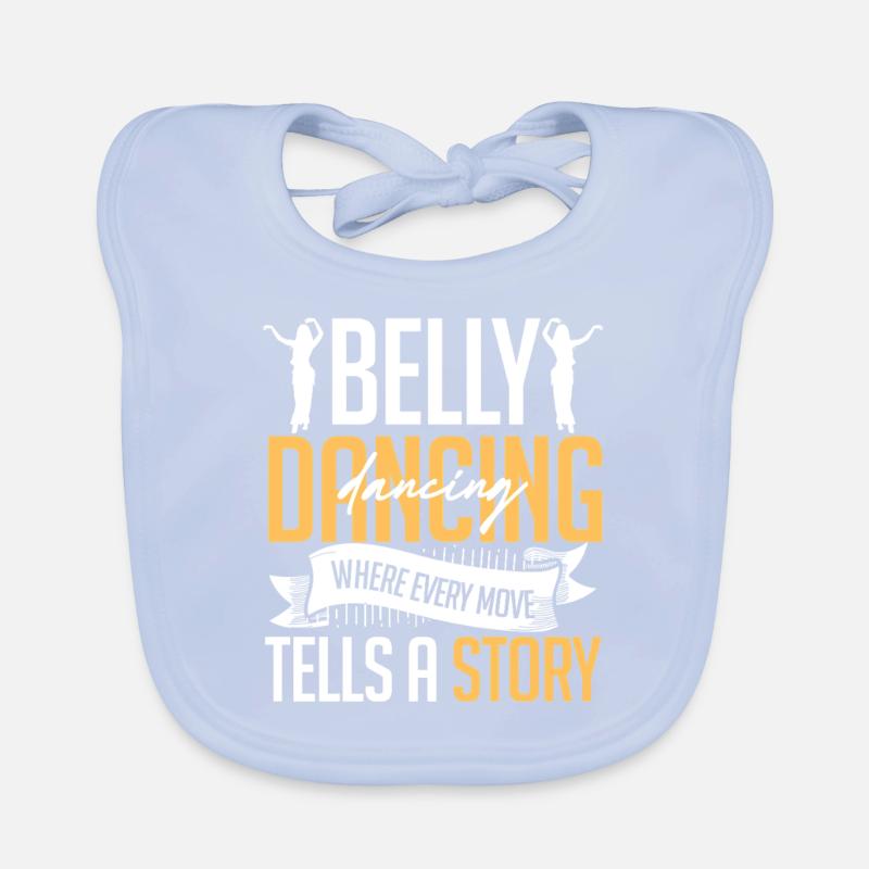 Belly Dance Belly Dancer Organic Baby Bibs